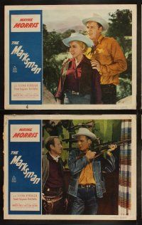 5t375 MARKSMAN 8 LCs '53 western cowboy Wayne Morris, sexiest Elena Verdugo!