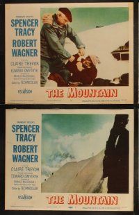 5t397 MOUNTAIN 8 LCs '56 mountain climbing thriller w/ Spencer Tracy, Robert Wagner, Claire Trevor!