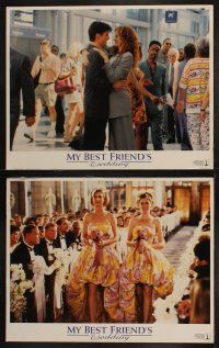 5t408 MY BEST FRIEND'S WEDDING 8 LCs '97 Julia Roberts, Dermot Mulroney, Cameron Diaz!