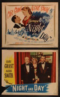 5t417 NIGHT & DAY 8 LCs '46 Cary Grant as Cole Porter loves sexy Alexis Smith!