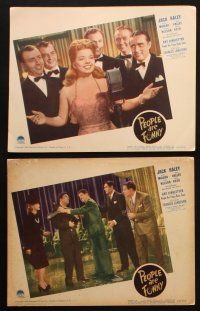 5t726 PEOPLE ARE FUNNY 6 LCs '45 Rudy Valee, Helen Walker, Ozzie Nelson!