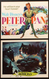 5t019 PETER PAN 9 LCs R69 Walt Disney animated cartoon fantasy classic, great images!