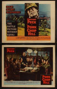 5t440 PORK CHOP HILL 8 LCs '59 Lewis Milestone directed, Korean War soldier Gregory Peck!