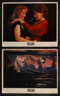 5t442 POSTCARDS FROM THE EDGE 8 LCs '90 Shirley MacLaine, Meryl Streep, Gene Hackman, Mike Nichols
