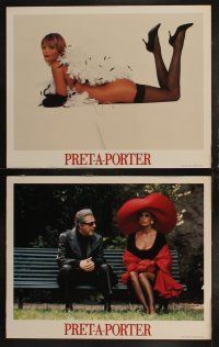 5t444 PRET-A-PORTER 8 LCs '94 Robert Altman, Kim Basinger, Sophia Loren, sexy nearly-naked model!