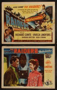 5t454 RAIDERS 8 LCs '52 Richard Conte & Viveca Lindfors in the last furious days of gold mine wars
