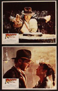 5t456 RAIDERS OF THE LOST ARK 8 LCs '81 Harrison Ford, George Lucas & Steven Spielberg classic!