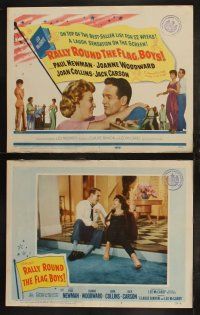 5t459 RALLY ROUND THE FLAG BOYS 8 LCs '59 Leo McCarey, Paul Newman loves Joanne Woodward!