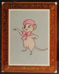 5t470 RESCUERS 8 LCs '77 Disney mouse mystery adventure cartoon, cool art of characters!