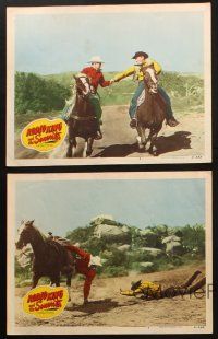 5t767 RODEO KING & THE SENORITA 5 LCs '51 Arizona Cowboy Rex Allen & Miracle Horse Koko!