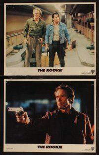 5t487 ROOKIE 8 LCs '90 Clint Eastwood directs & stars, Charlie Sheen, Raul Julia