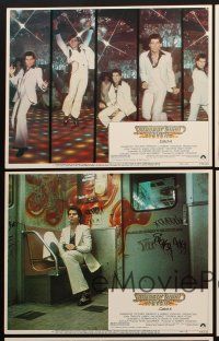 5t768 SATURDAY NIGHT FEVER 5 LCs R1979 great images of disco dancer John Travolta!