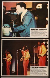 5t727 SAVE THE CHILDREN 6 LCs '73 Gladys Knight plus other greats, cool music images!