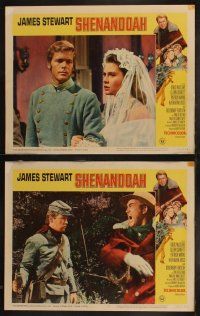 5t512 SHENANDOAH 8 LCs '65 James Stewart, Civil War, two armies trampled its valley!