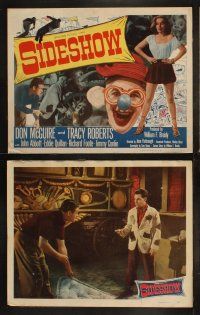 5t516 SIDESHOW 8 LCs '50 T-man Don McGuire goes undercover at a carnival & busts jewel smugglers!