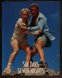 5t520 SIX DAYS SEVEN NIGHTS 8 LCs '98 Ivan Reitman, Harrison Ford & Anne Heche stranded on island!