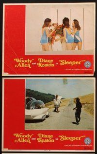 5t730 SLEEPER 6 LCs '74 Woody Allen, Diane Keaton, wacky futuristic sci-fi comedy