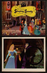 5t522 SLEEPING BEAUTY 8 LCs '59 Walt Disney cartoon fairy tale fantasy classic, different image!