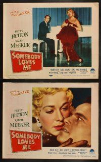 5t529 SOMEBODY LOVES ME 8 LCs '52 cool images of sexy dancer Betty Hutton & Ralph Meeker!