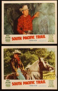 5t692 SOUTH PACIFIC TRAIL 7 LCs '52 cool images of Arizona cowboy Rex Allen & his horse Koko!