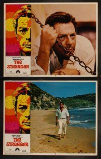 5t552 STRANGER 8 LCs '68 Luchino Visconti's Lo Straniero, Marcello Mastroianni!