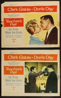 5t831 TEACHER'S PET 4 LCs '58 teacher Doris Day, pupil Clark Gable, sexy Mamie Van Doren!
