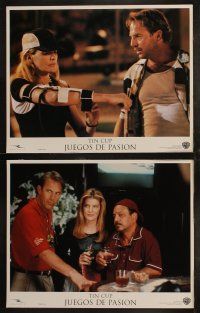 5t573 TIN CUP 8 Spanish/U.S. LCs '96 Kevin Costner, sexy Rene Russo, Cheech Marin, Don Johnson, golf!