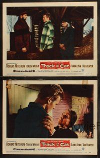 5t835 TRACK OF THE CAT 4 LCs '54 cowboy Robert Mitchum & Teresa Wright in a startling love story!