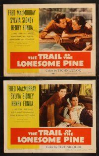 5t582 TRAIL OF THE LONESOME PINE 8 LCs R55 Sylvia Sidney, Henry Fonda, Fred MacMurray!