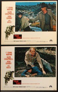 5t737 TRUE GRIT 6 LCs '69 John Wayne as Rooster Cogburn, Kim Darby, Glen Campbell, Robert Duvall!