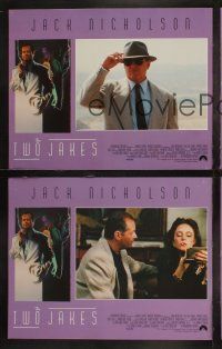 5t590 TWO JAKES 8 LCs '90 Jack Nicholson, Harvey Keitel, Meg Tilly, Stowe, art by Rodriguez!