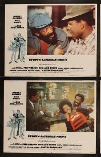 5t603 UPTOWN SATURDAY NIGHT 8 LCs '74 Sidney Poitier & Bill Cosby with Harry Belafonte!