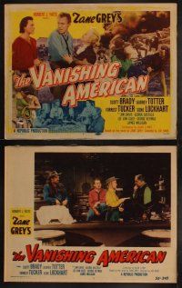 5t606 VANISHING AMERICAN 8 LCs '55 from Zane Grey novel, Scott Brady, Audrey Totter!