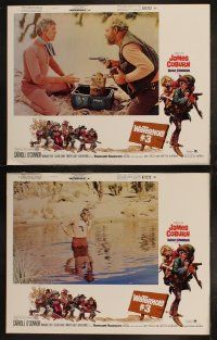 5t624 WATERHOLE #3 8 LCs '67 James Coburn, sexy Margaret Blye, Jack Davis border art!