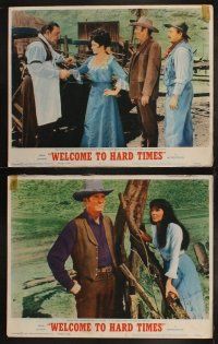 5t627 WELCOME TO HARD TIMES 8 LCs '67 cowboy Henry Fonda & pretty Janice Rule try to save town!