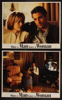 5t630 WHEN A MAN LOVES A WOMAN 8 LCs '94 Andy Garcia loves Meg Ryan through good & bad times!