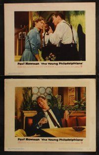 5t655 YOUNG PHILADELPHIANS 8 LCs '59 rich lawyer Paul Newman defends friend from murder charges!