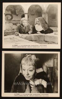 5w951 LA STRADA 2 8x10 stills '56 Federico Fellini, cool images of Giulietta Masina and nun!