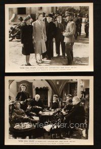 5w968 NONE SHALL ESCAPE 2 8x10 stills '44 startling story of the trial of the Nazi war criminals!