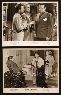 5w973 QUICKSAND 2 8x10 stills '50 Peter Lorre w/ Mickey Rooney & Jeanne Cagney in film noir!
