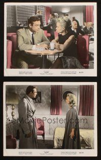 5w184 MARNIE 2 color 8x10 stills '64 cool romantic portraits of Sean Connery & Tippi Hedren!
