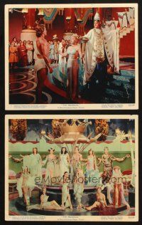 5w189 PRODIGAL 2 color 8x10 stills '55 Lana Turner, Louis Calhern, dancers in in sexy outfits!