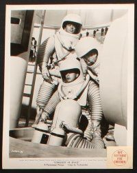 5w754 CONQUEST OF SPACE 4 8x10 stills '55 George Pal sci-fi, w/ some cool astronaut images!