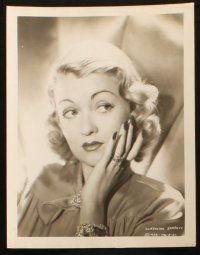 5w755 CONSTANCE BENNETT 4 8x10.25 stills '30s-40s cool close up and full-length portraits of star!
