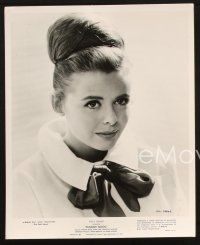 5w830 DEBORAH WALLEY 3 8x10 stills '60s wonderful portraits of the Gidget actress, w/ John Ashley!