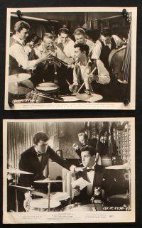 5w496 GENE KRUPA STORY 7 8x10 stills '60 great images of Sal Mineo as the famous drummer!