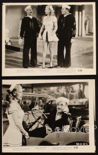 5w765 GIRL IN EVERY PORT 4 8x10 stills '52 Groucho Marx & William Bendix, sexy Marie Wilson!