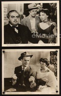 5w838 GLORY ALLEY 3 8x10 stills '52 boxer Ralph Meeker, sexy Leslie Caron, Raoul Walsh!