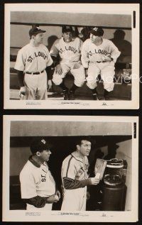 5w849 IT HAPPENS EVERY SPRING 3 8x10 stills '49 Ray Milland, Corsia & Paul Douglas on baseball team!