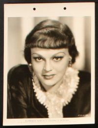 5w677 KATHERINE DEMILLE 5 8x11 key book stills '34 close-ups of intense daughter of Cecil B.!